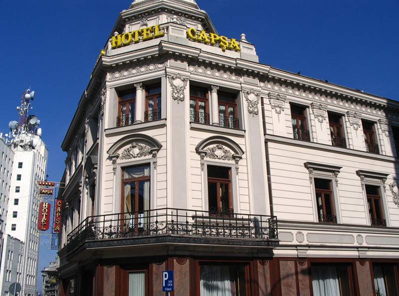 Hotel Casa Capsa Bukarest Kültér fotó